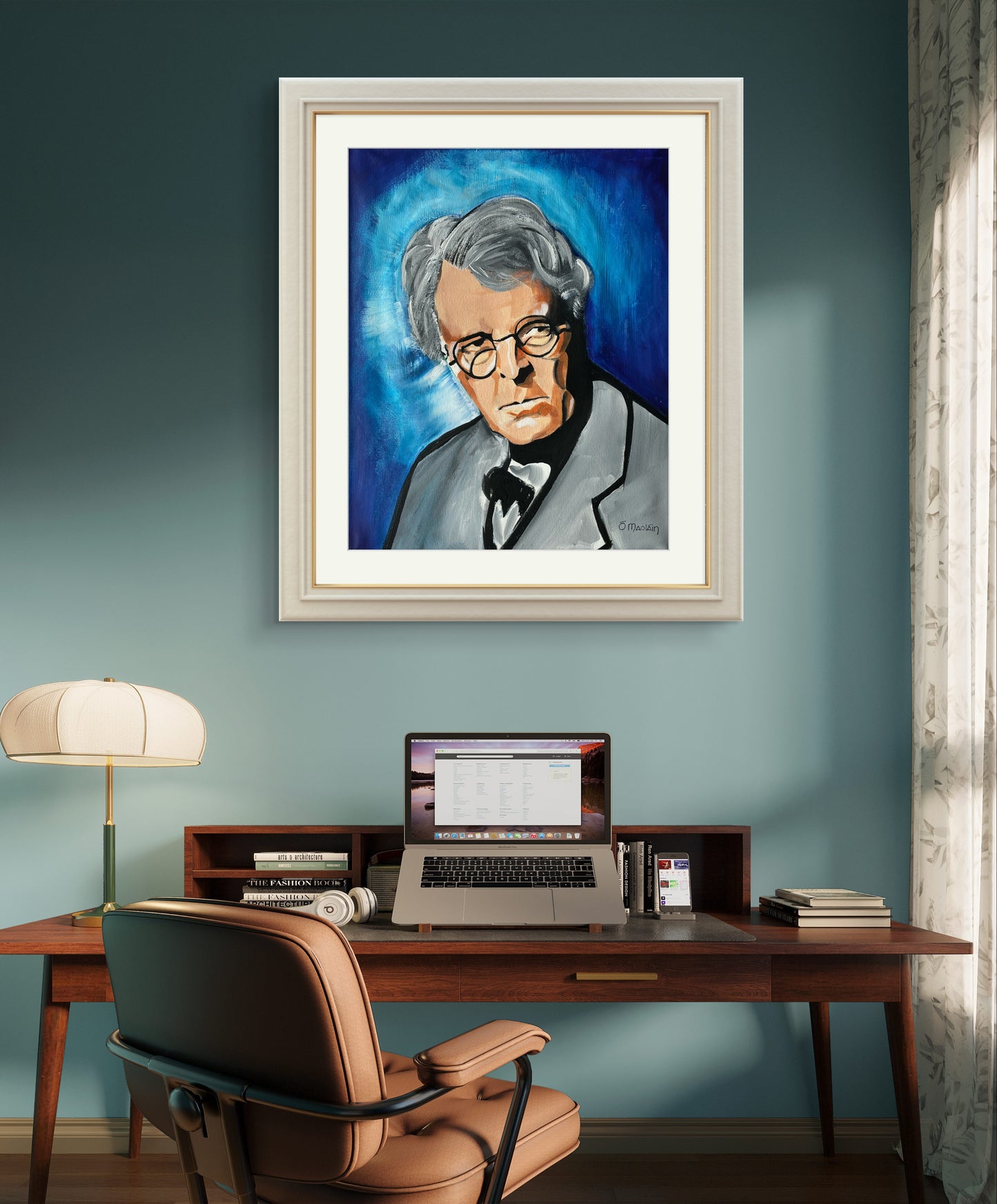 William Butler Yeats Original Painting