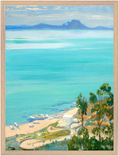 The Bay of Tunis, Morning (1919) – Sir John Lavery Art Print