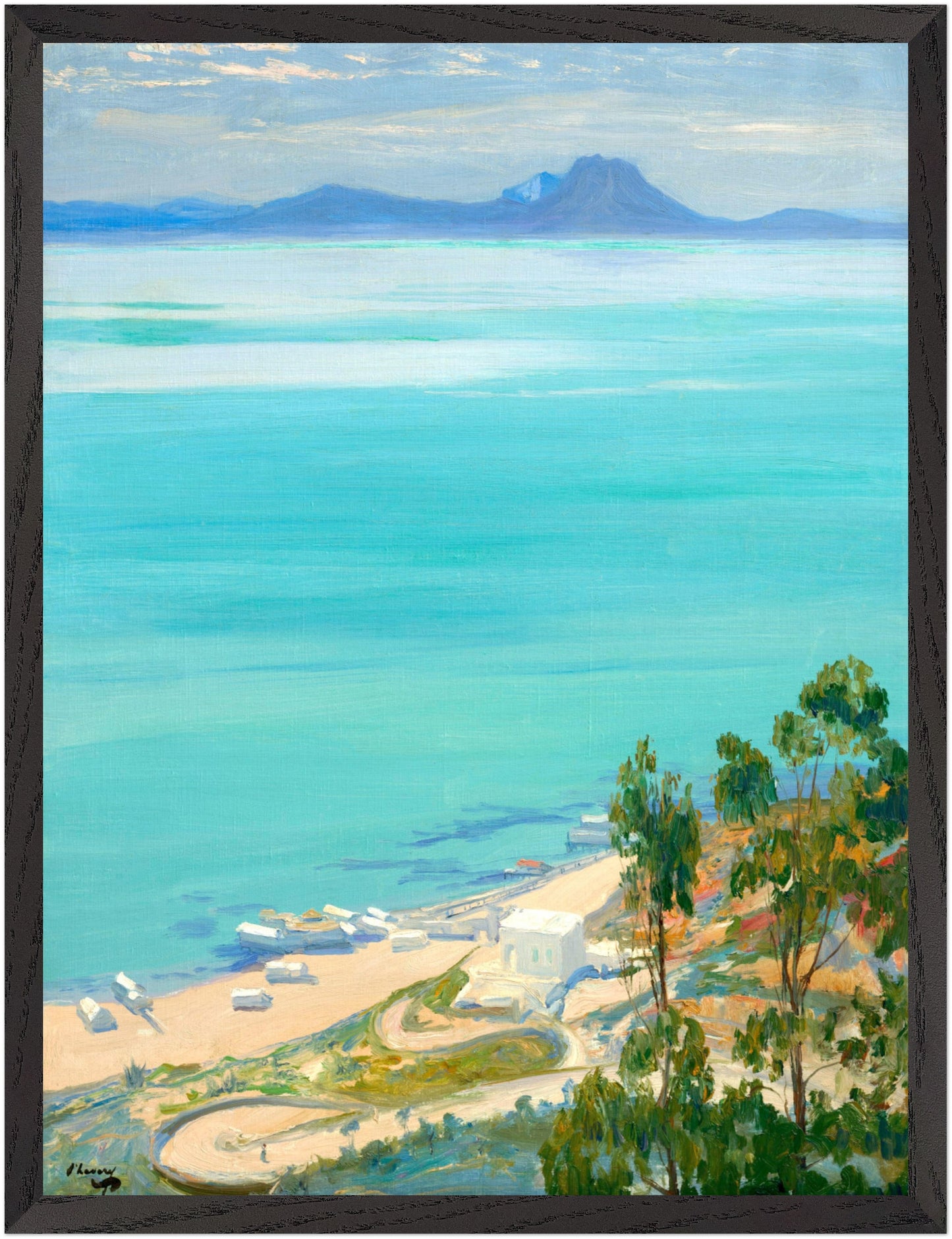 The Bay of Tunis, Morning (1919) – Sir John Lavery Art Print