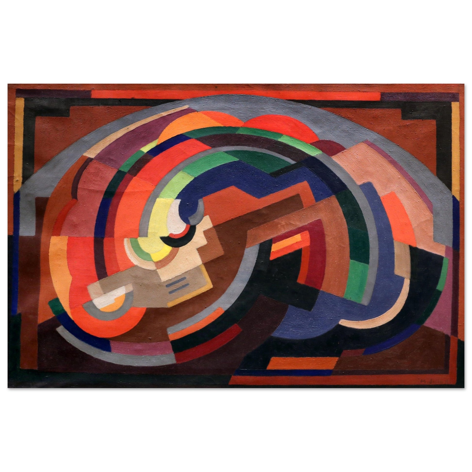 Composition by Mainie Jellett – unframed museum-quality Irish abstract art print