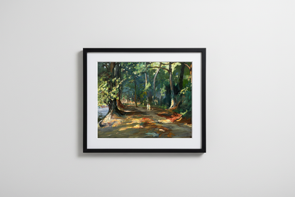 The Path by the River by John Lavery Collector's Print 40x50 cm / 16x20″