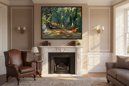 The Path by the River by John Lavery Collector's Print 40x50 cm / 16x20″