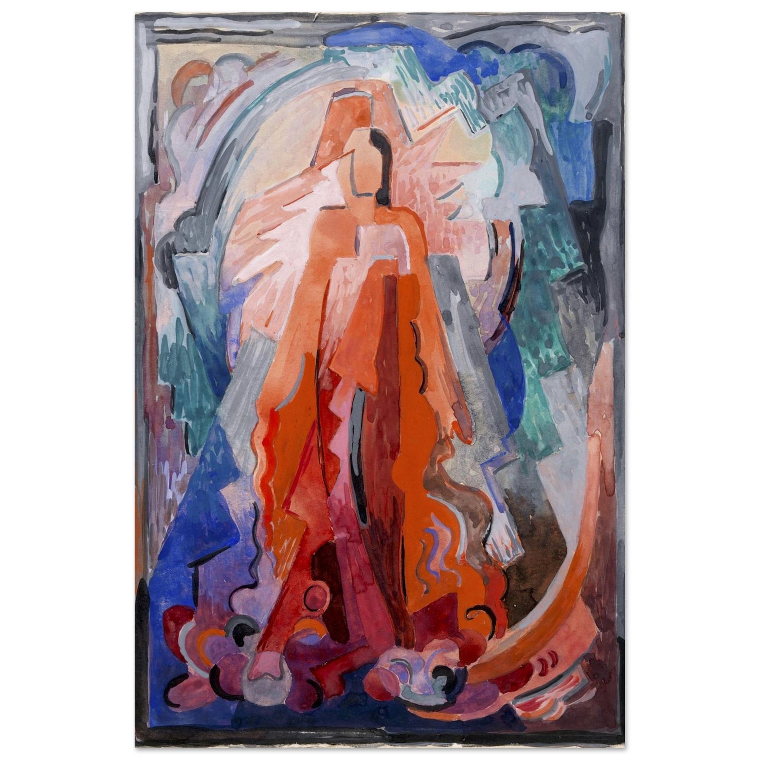 I Have Trodden the Winepress Alone art print by Mainie Jellett